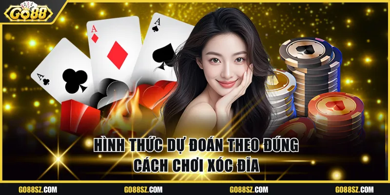 Hình thức dự đoán theo đúng cách chơi xóc đĩa